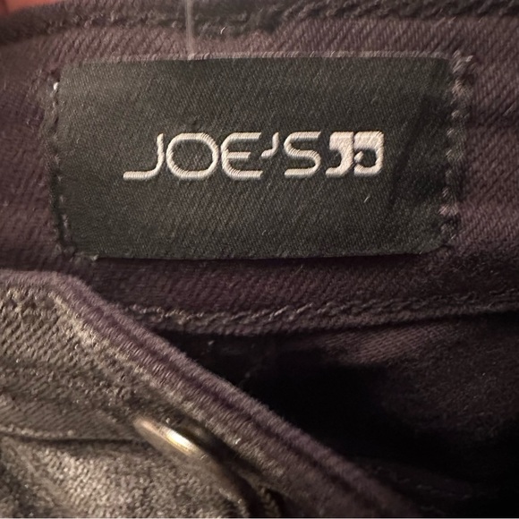 JOE'S JEANS Silver Metallic finish The Luna High Rise Cigarette Ankle sz 29 - Picture 11 of 15